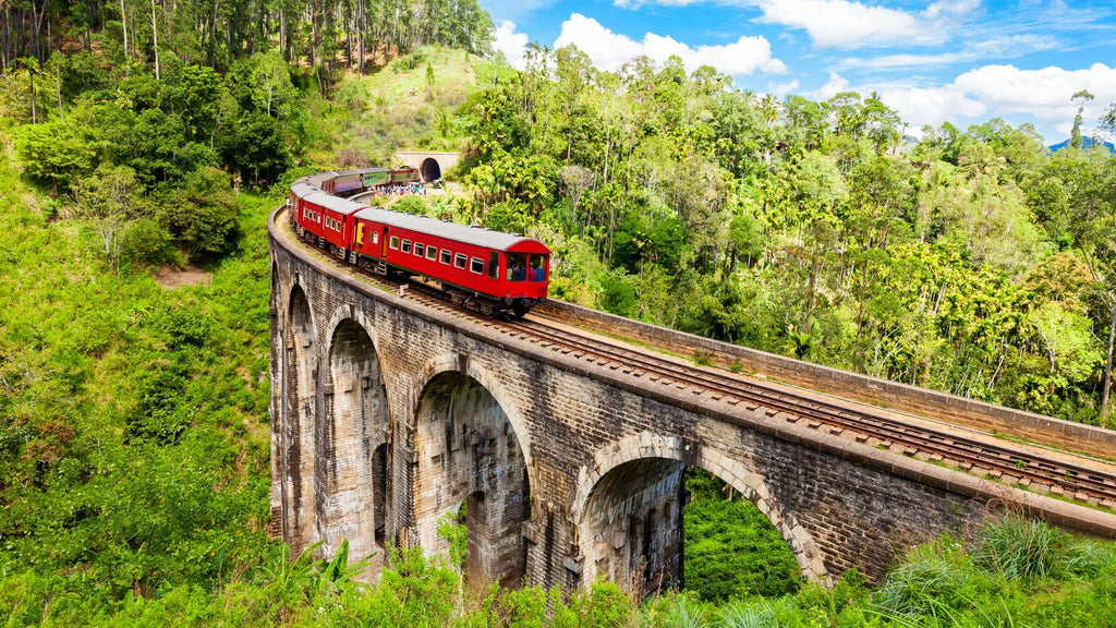 Take in the sights along the way - Train Travel in Sri Lanka