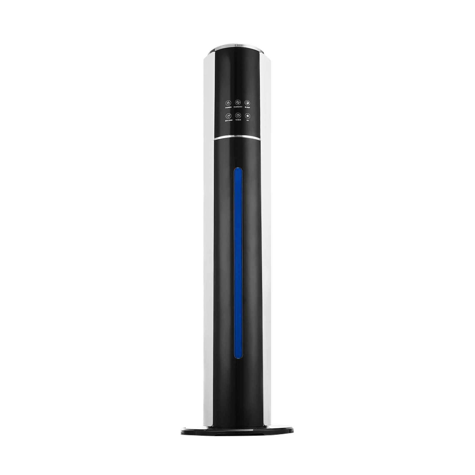 KELOPA Freestanding Humidifier with Top Fill 9L/2.4Gal Water Tank, Cool Mist Ultrasonic Air Humidifiers with Essential Oil, Adjustable 360° Nozzle, Whisper Quiet Operation, Sleep Mode, Auto Shut Off, for Home, Bedroom, Baby room, Office, Plants(Black&White)