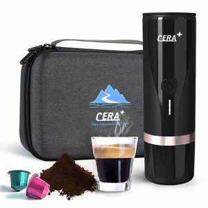 Portable Mini Battery Espresso Machine with 3-4 Mins Self-Heating